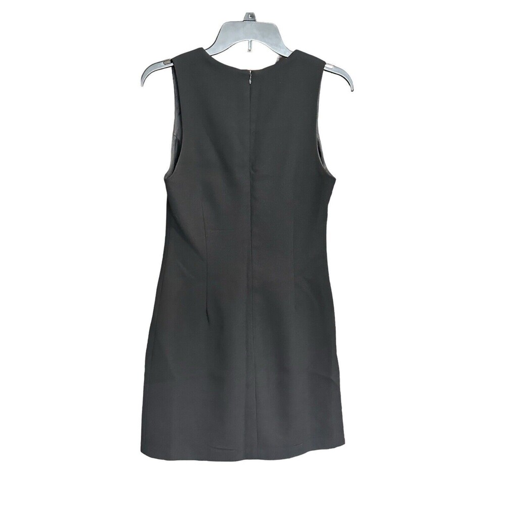 Vintage Tootto New York Brand Size Small 100% Wool Black Sleeveless V Neck AB1-5 - Picture 4 of 10